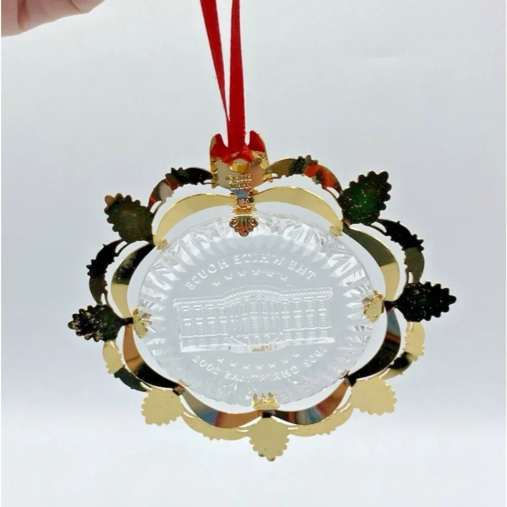 White House Historical Association Christmas Ornament 2002 Made in USA No box